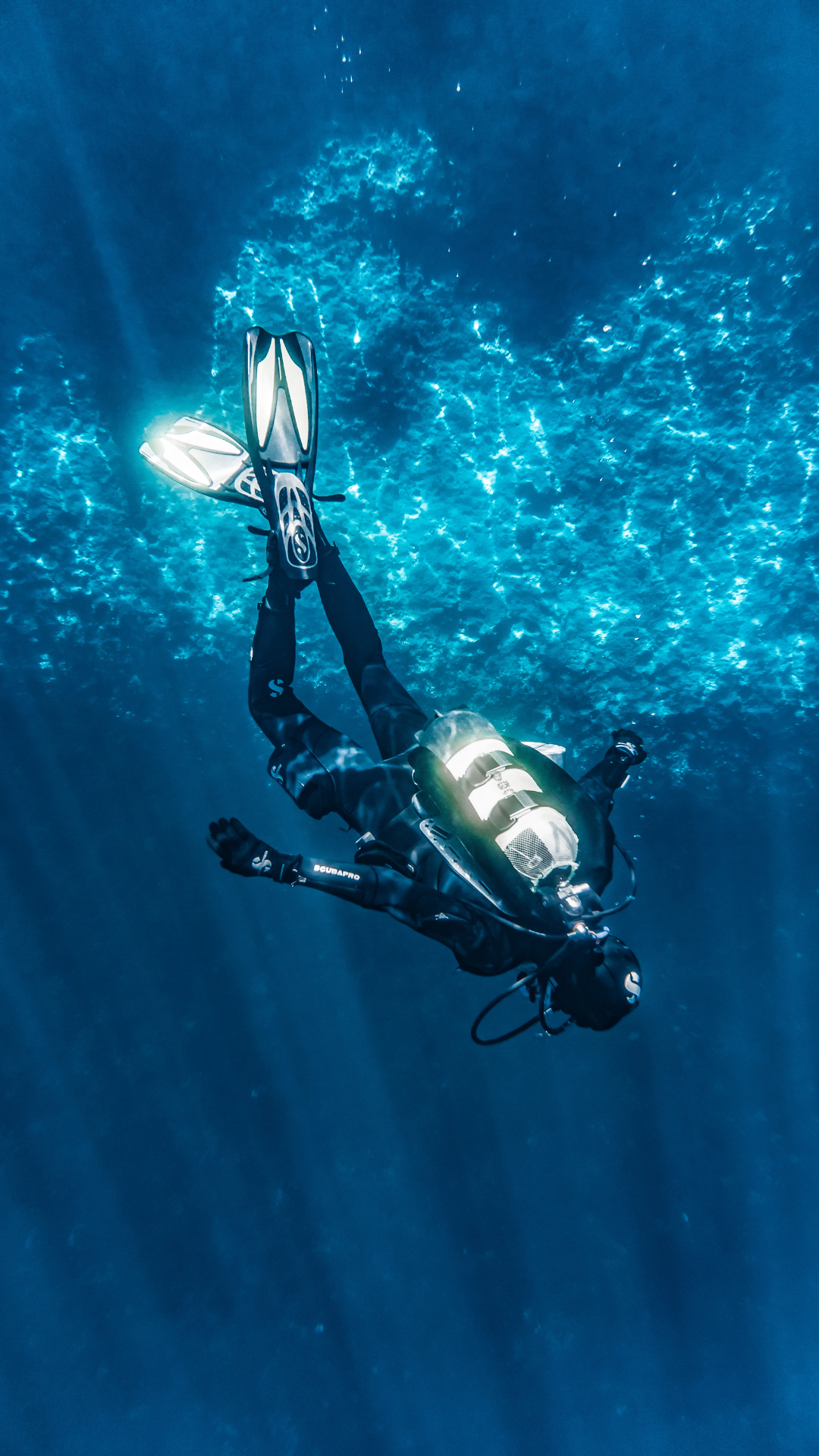 diving